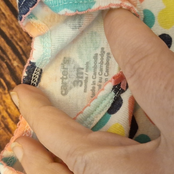 Carter's 3M GIRLS HEART PRINT ONSIE - Picture 3 of 3